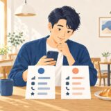 イラスト：自分に合うスマホプランを選ぶ