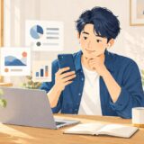 イラスト：スマホで通話と通信を使う