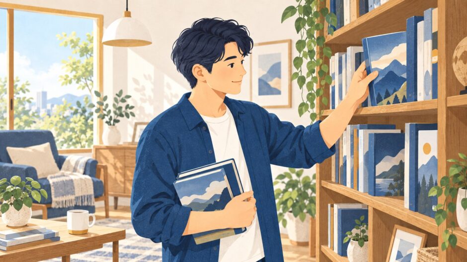 イラスト：少年漫画と青年漫画を読む