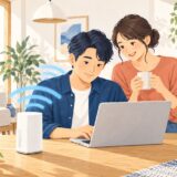 イラスト:置くだけのルーターを検討する