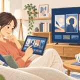 イラスト：見たい映画を選ぶ