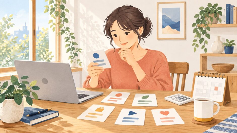 イラスト：サブスクリプションを整理する