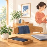 イラスト：スマートフォンから距離を置く
