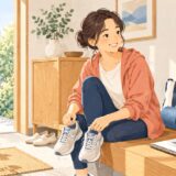 イラスト：趣味と運動のある週末