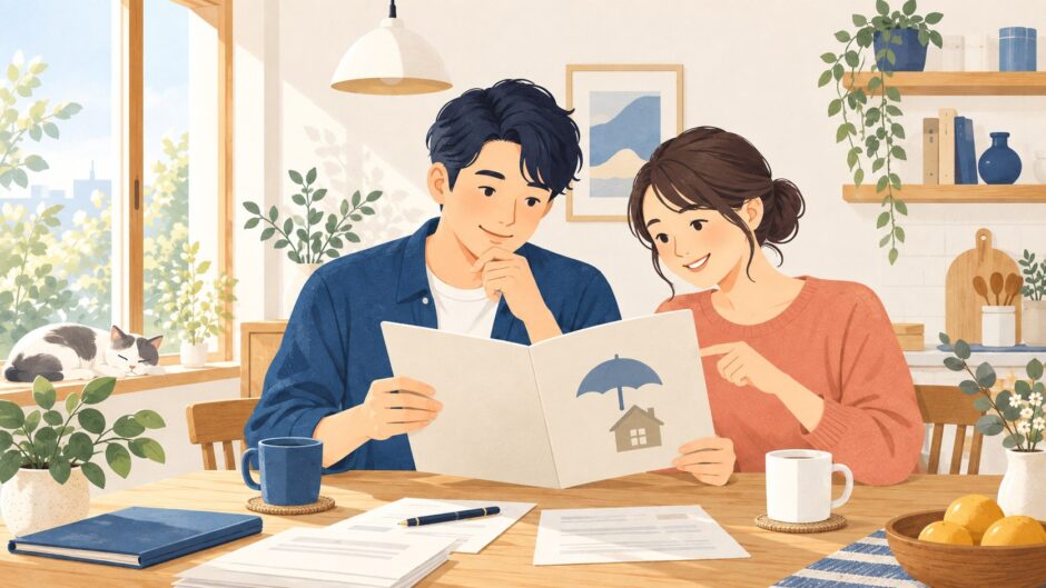イラスト：保険の内容を整理する