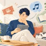 イラスト:動画と会員特典を楽しむ