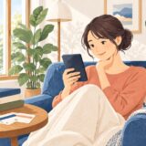 イラスト:電子書籍のレンタルを楽しむ