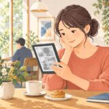 イラスト：電子コミックを楽しむ