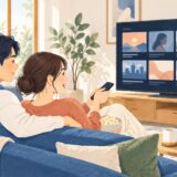 イラスト：動画配信サービスを比較する